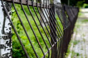 iron fence