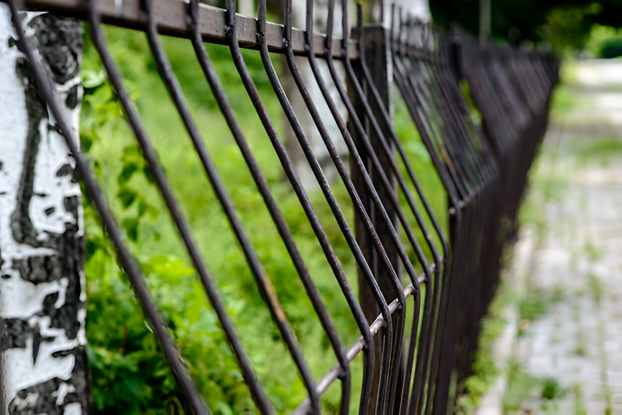iron fence